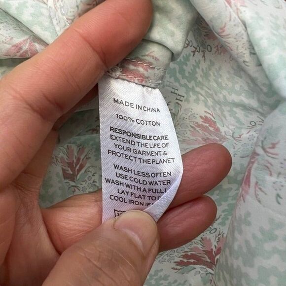 Hill House 9/10 yrs The Tiny Sienna Dress Trailing Vine Multi Cotton - Picture 6 of 7